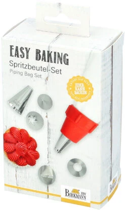 Birkmann Spritzbeutel Easy Baking Set Edelstahl