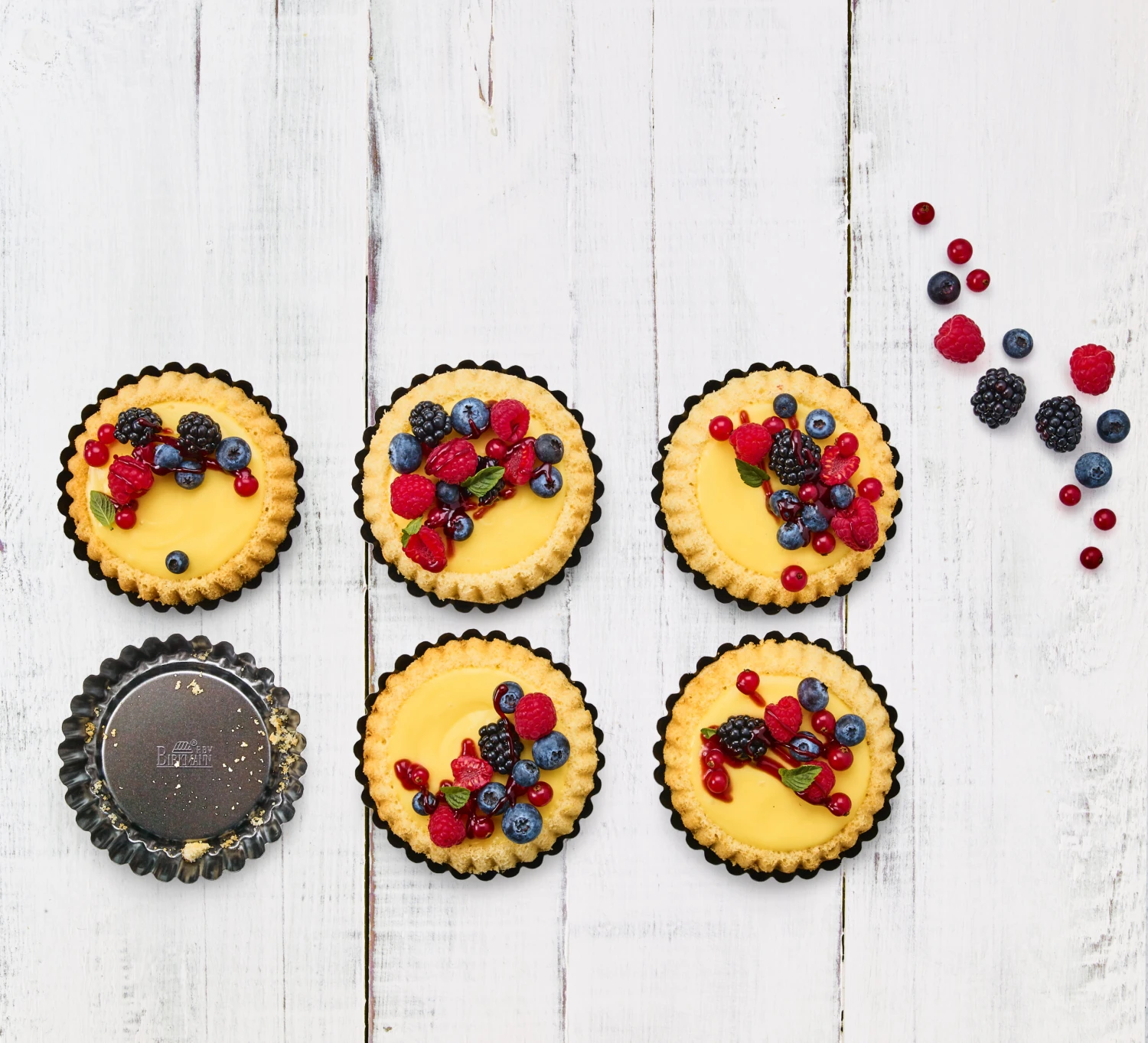 Obstbodenförmchen Easy Baking Ø 12cm 6-fach 2 Obstbodenförmchen Easy Baking Ø 12cm 6-fach – Bild 2