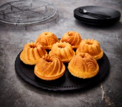 Contoura, Violet, Gugelhupfblechfür 12 Stck. Aluguss, Ø 8cm, 39,5cm X 25,5cm -Matador Verkaufsgeschäft 887077 mr deko3