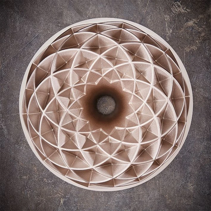 Contoura, Geo, 24 Cm, Aluguss Gugelhupfform, Mit Antihaftbeschichtung 2 Contoura, Geo, 24 Cm, Aluguss Gugelhupfform, Mit Antihaftbeschichtung – Bild 2