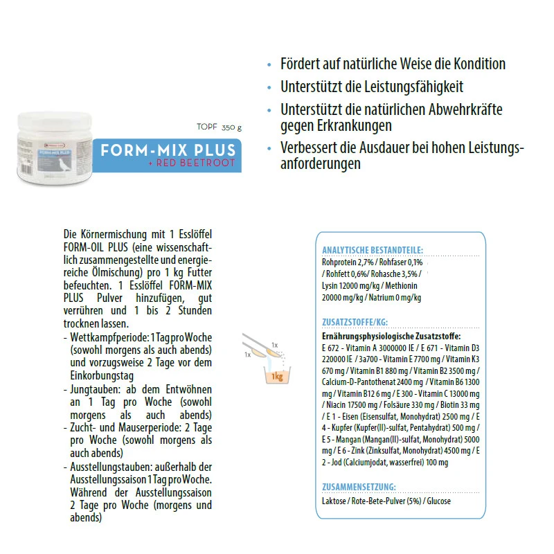 Oropharma Form-Mix Plus 350g 2 Oropharma Form-Mix Plus 350g – Bild 2